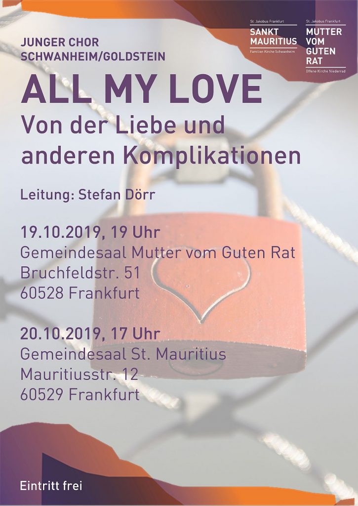 All my Love 2019 - Plakat