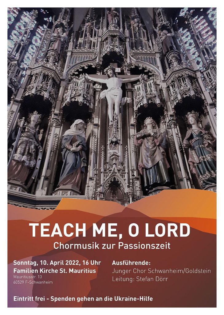 Passions-Konzert 2022 - Plakat